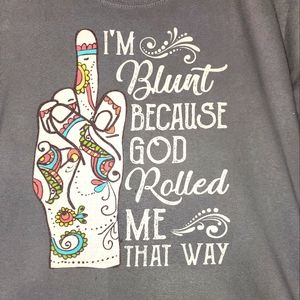 I'm Blunt Yoga T-Shirt Size 2XL fits like a Medium